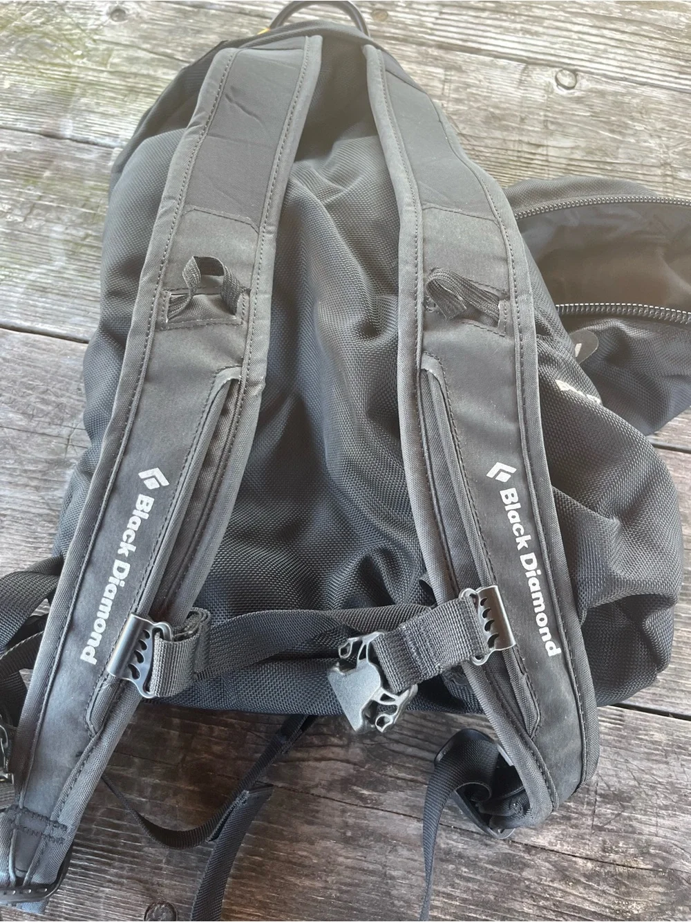 Black Diamond Bullet  Black Daypack, good  cond
